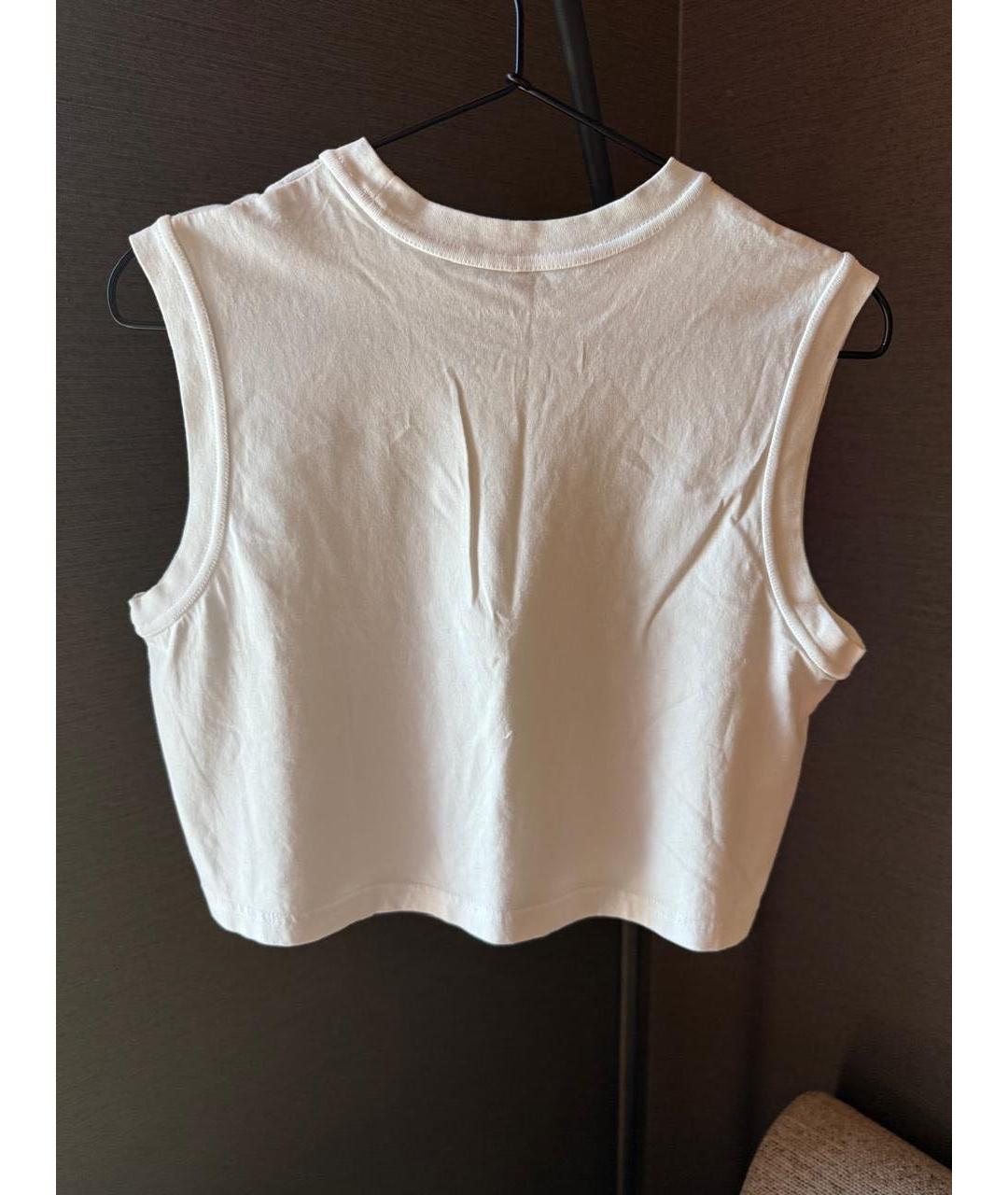 ALEXANDER WANG Белая хлопковая майка, фото 2