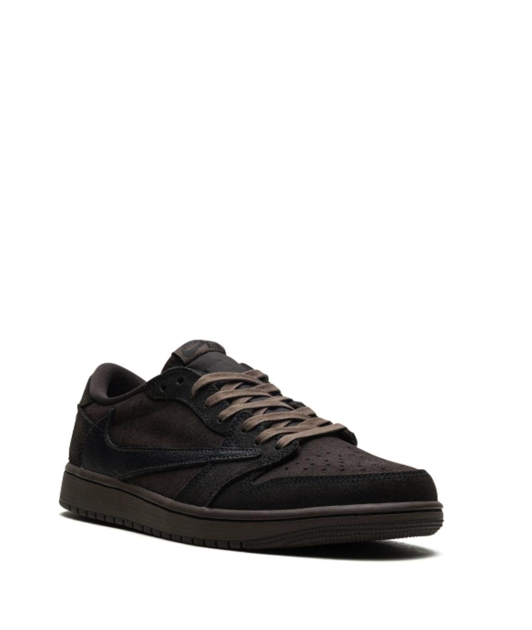 NIKE Коричневые замшевые кроссовки, фото 2