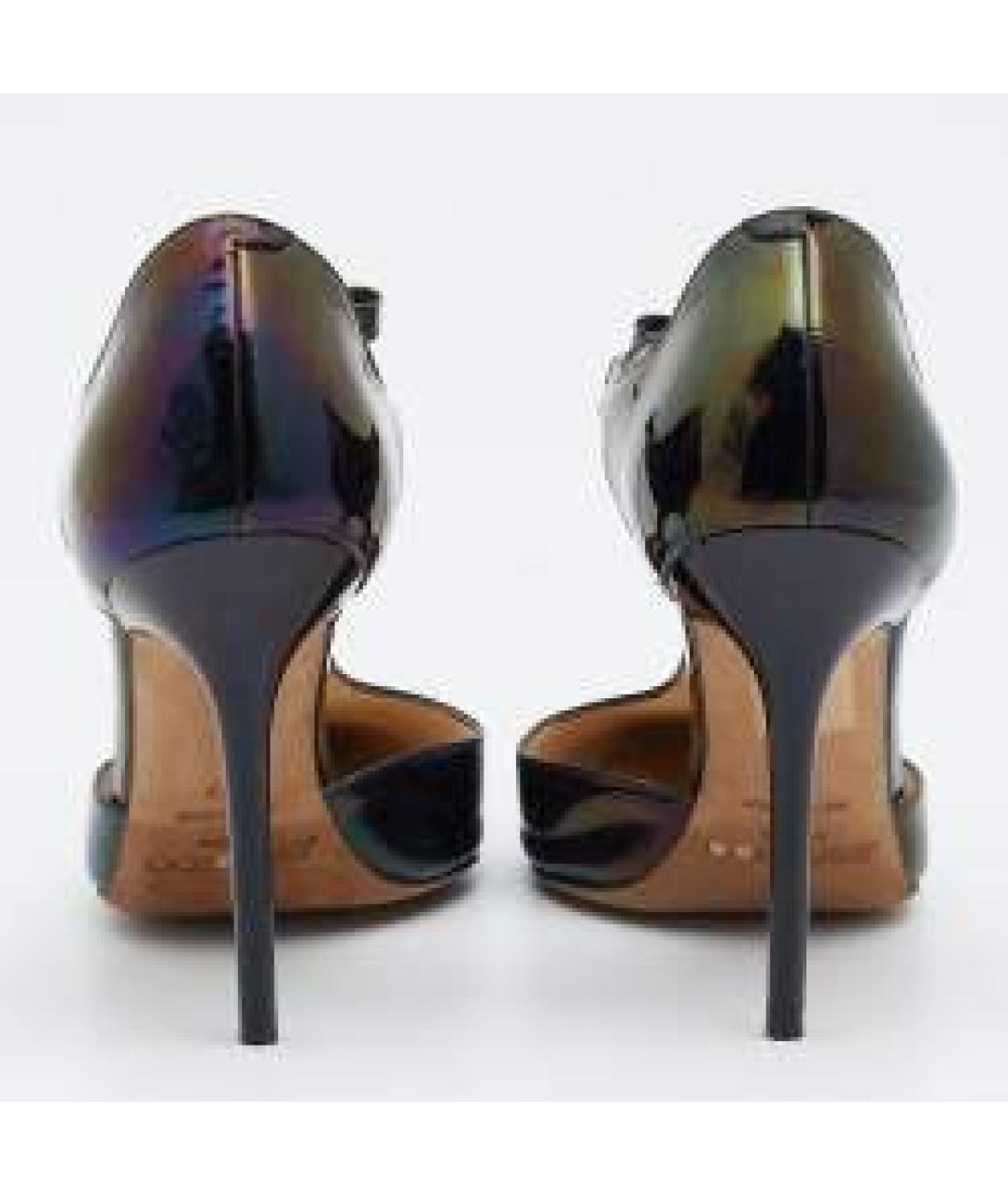 JIMMY CHOO Черные туфли из лакированной кожи, фото 4