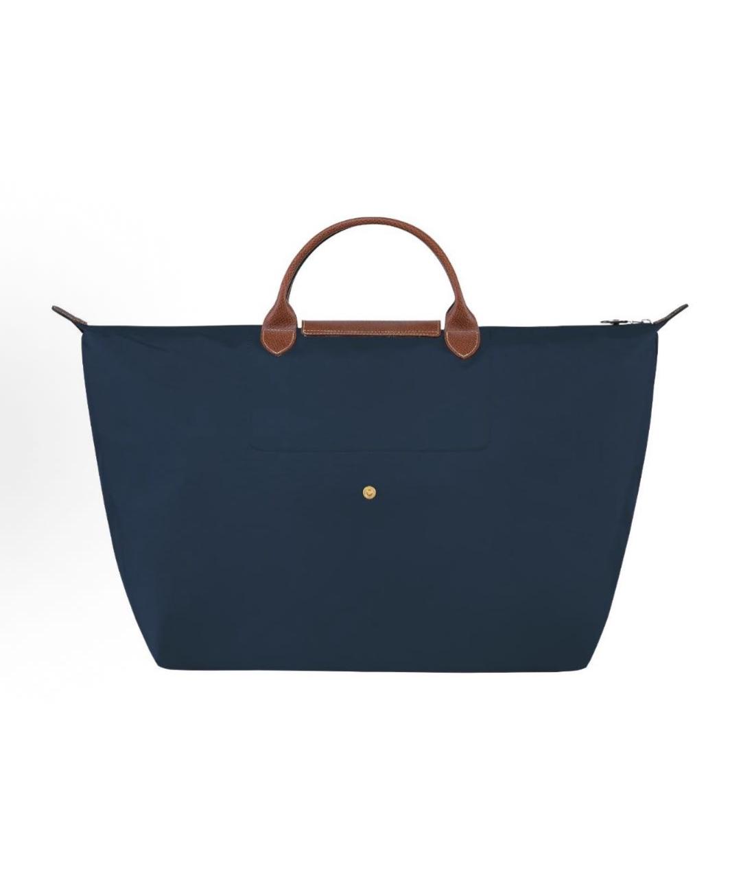 LONGCHAMP Темно-синяя сумка тоут, фото 2
