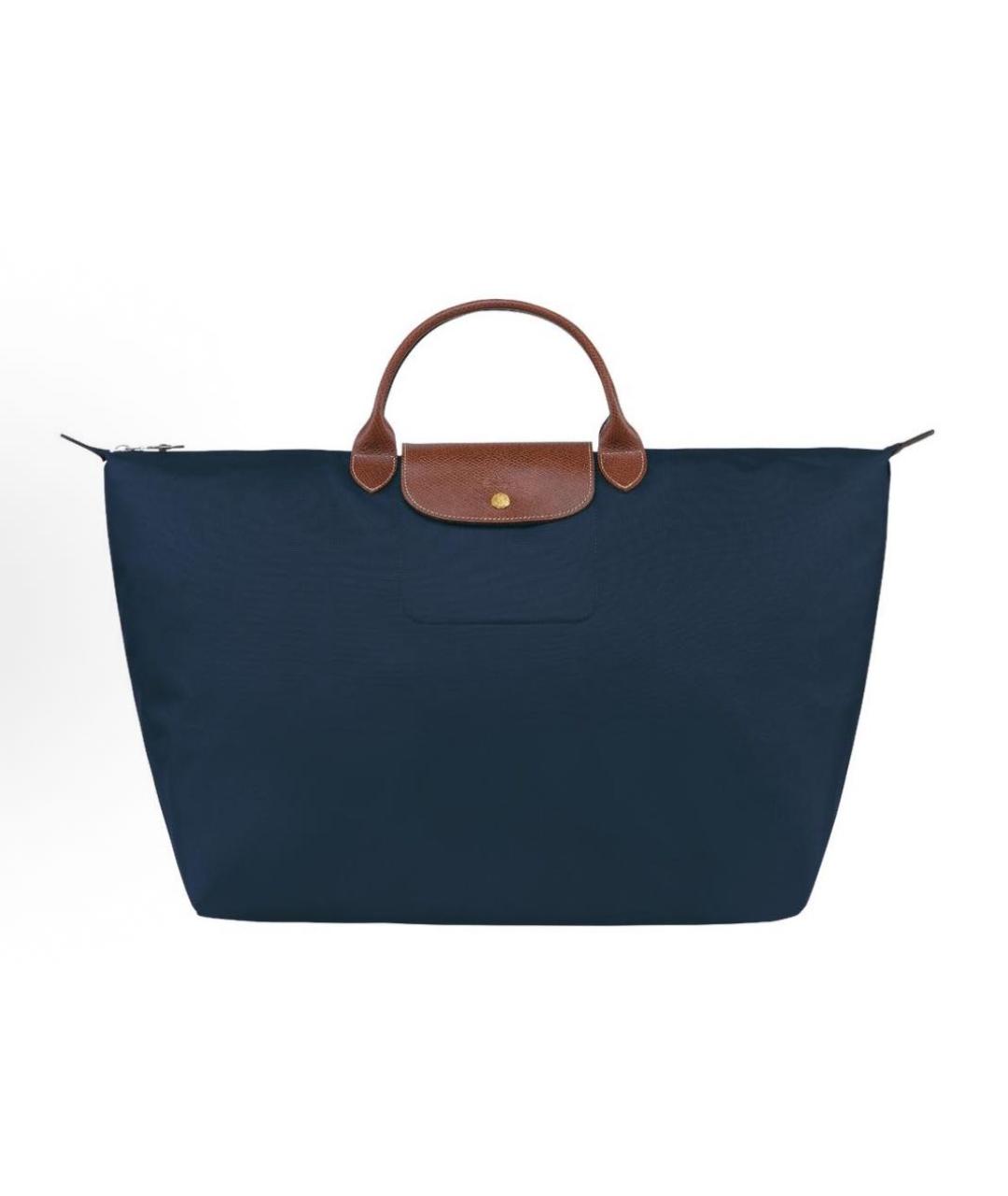 LONGCHAMP Темно-синяя сумка тоут, фото 4