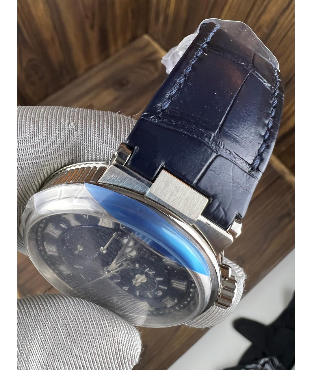 Breguet Темно-синие часы из белого золота, фото 6
