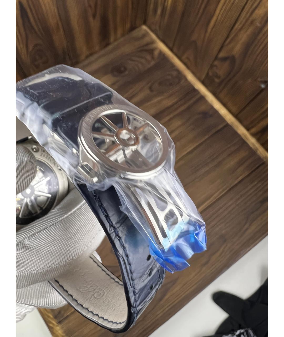 Breguet Темно-синие часы из белого золота, фото 9