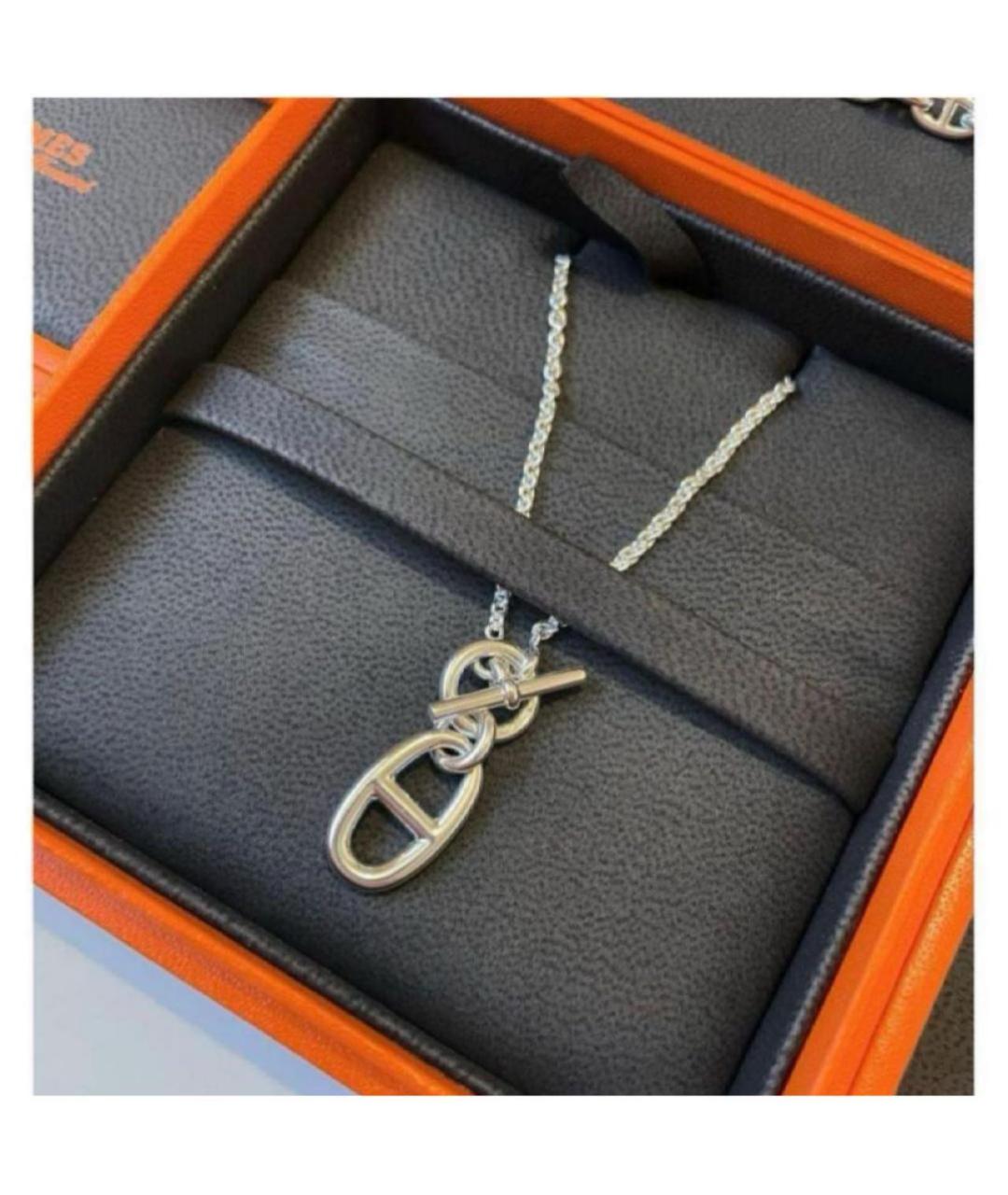 HERMES Серебряная серебряная подвеска, фото 3