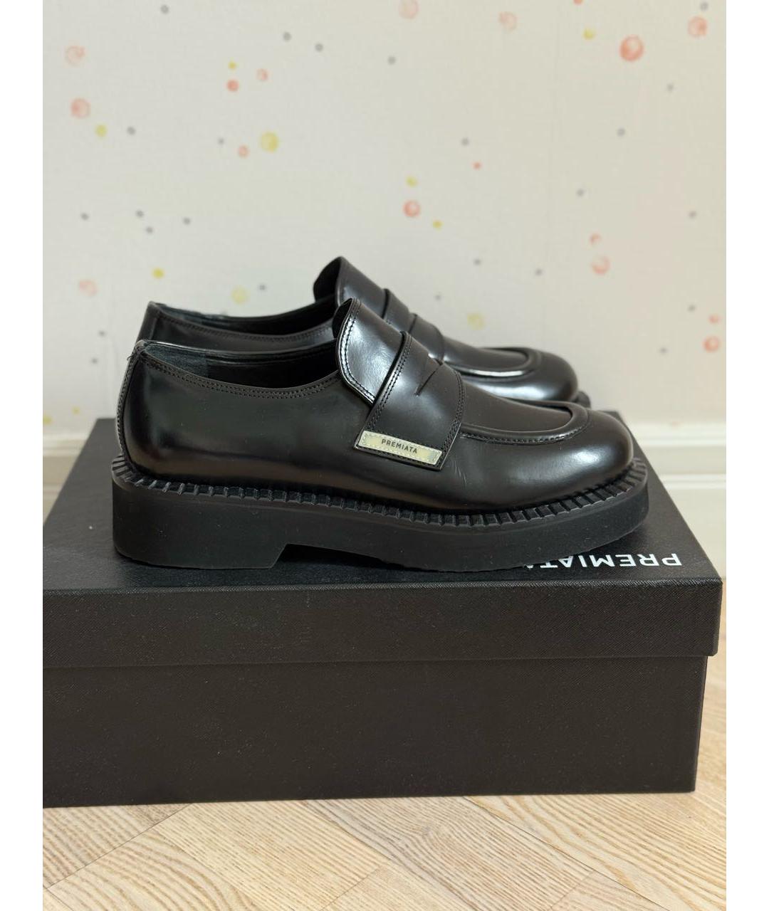 PREMIATA Черные кожаные лоферы, фото 5