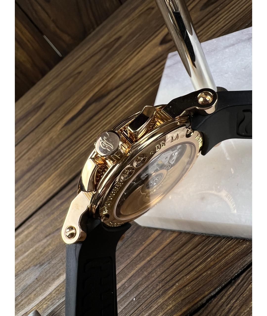 Breguet Черные часы из розового золота, фото 5