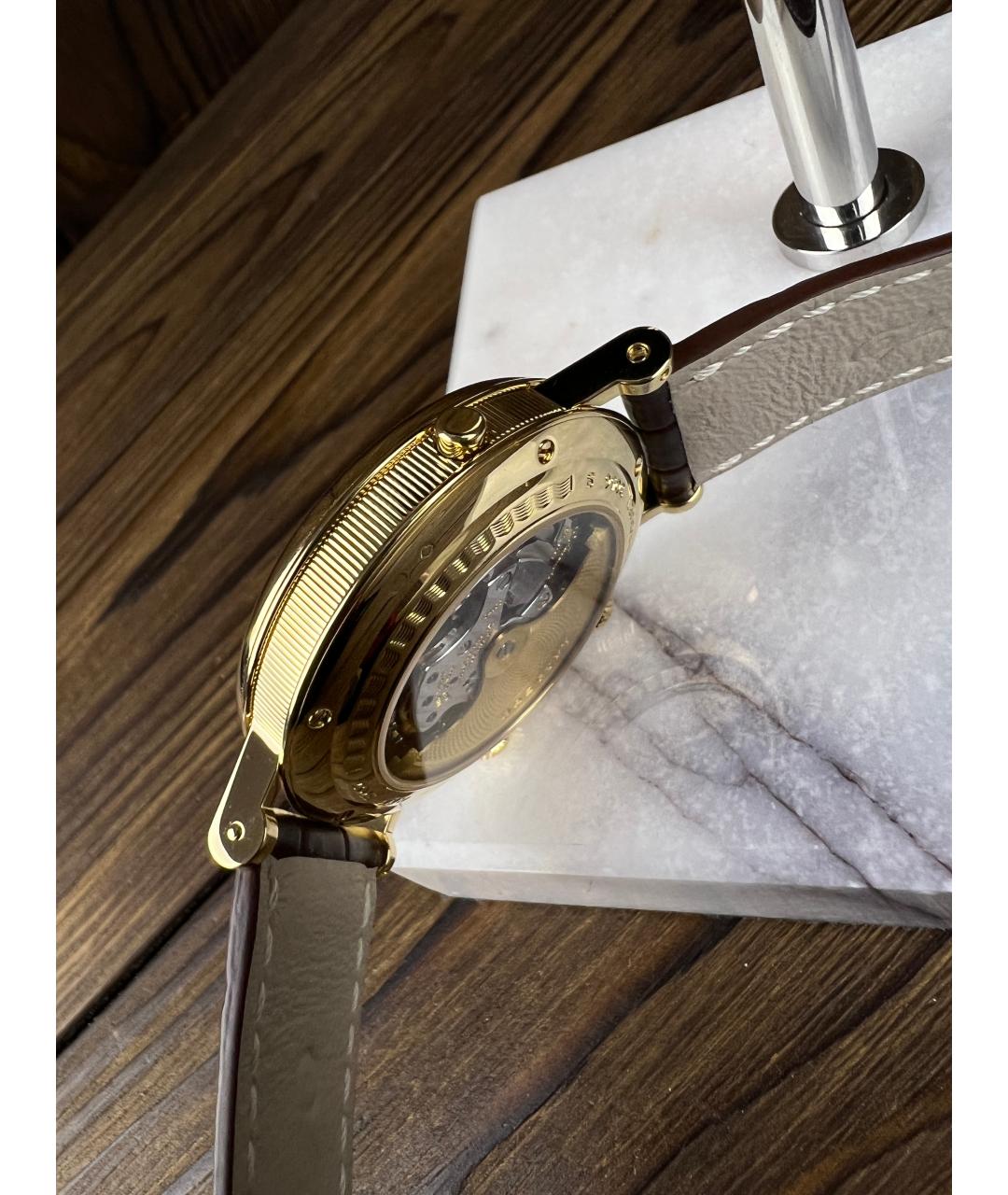 Breguet Коричневые часы из желтого золота, фото 6