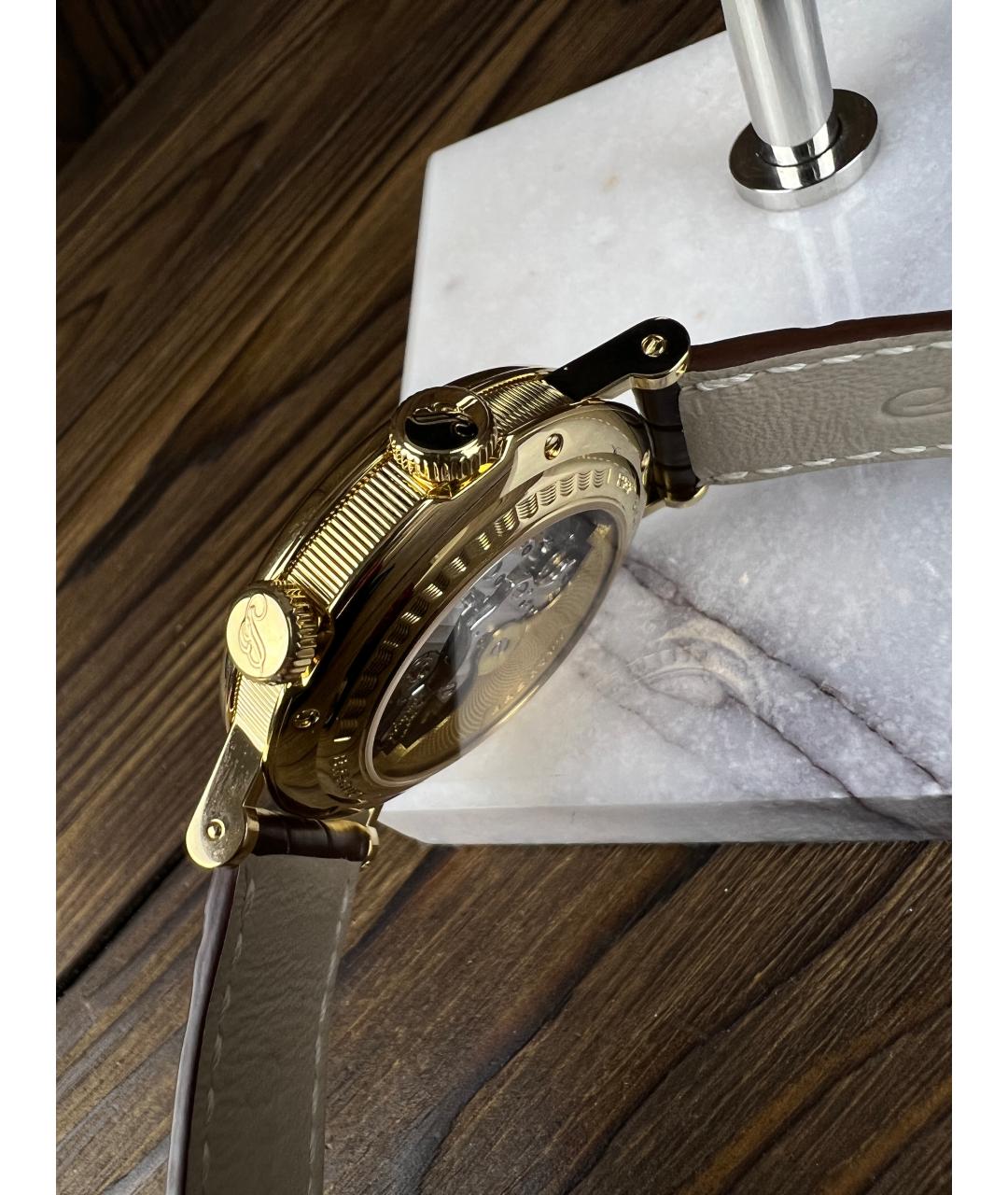 Breguet Коричневые часы из желтого золота, фото 5