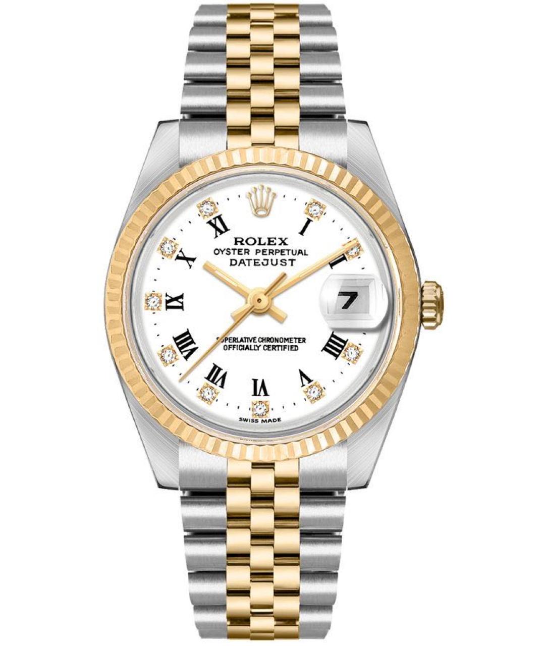 ROLEX Серебряные часы, фото 1