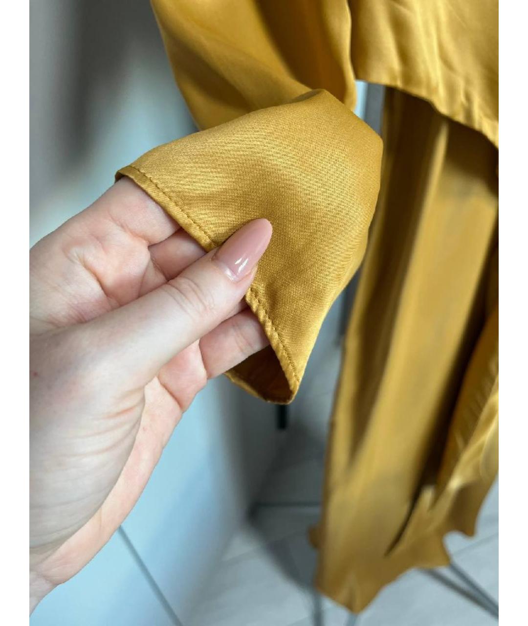 MAX&CO Золотое вискозное платье, фото 4
