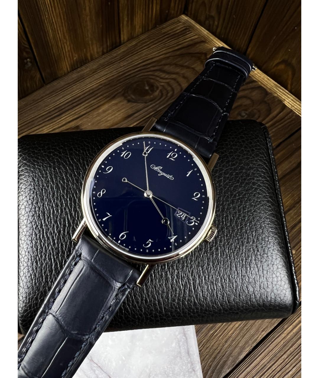 Breguet Черные часы из белого золота, фото 2