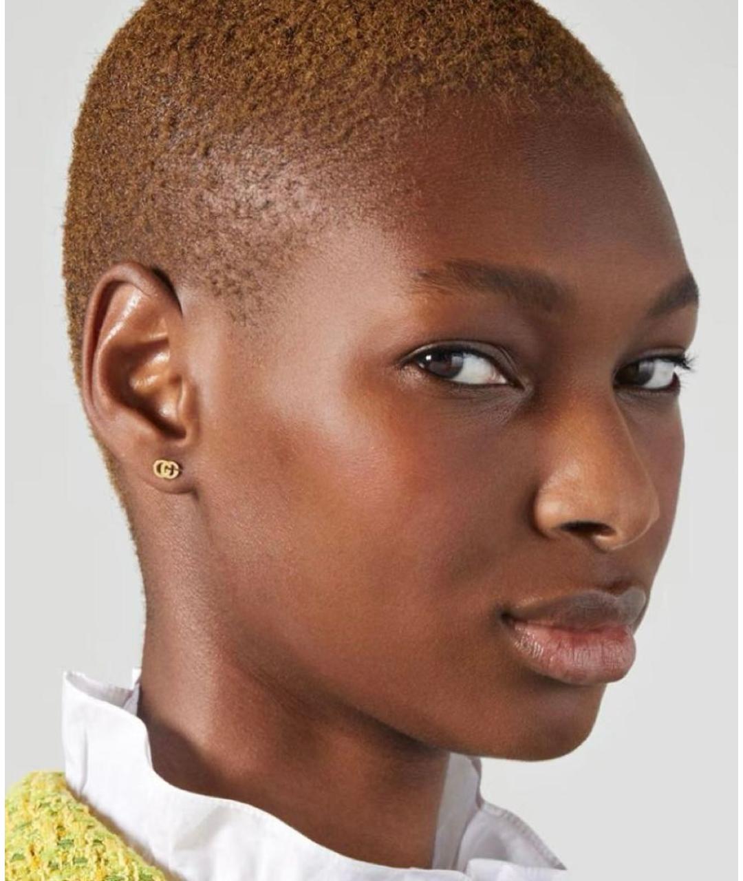 GUCCI Золотые серьги из желтого золота, фото 2