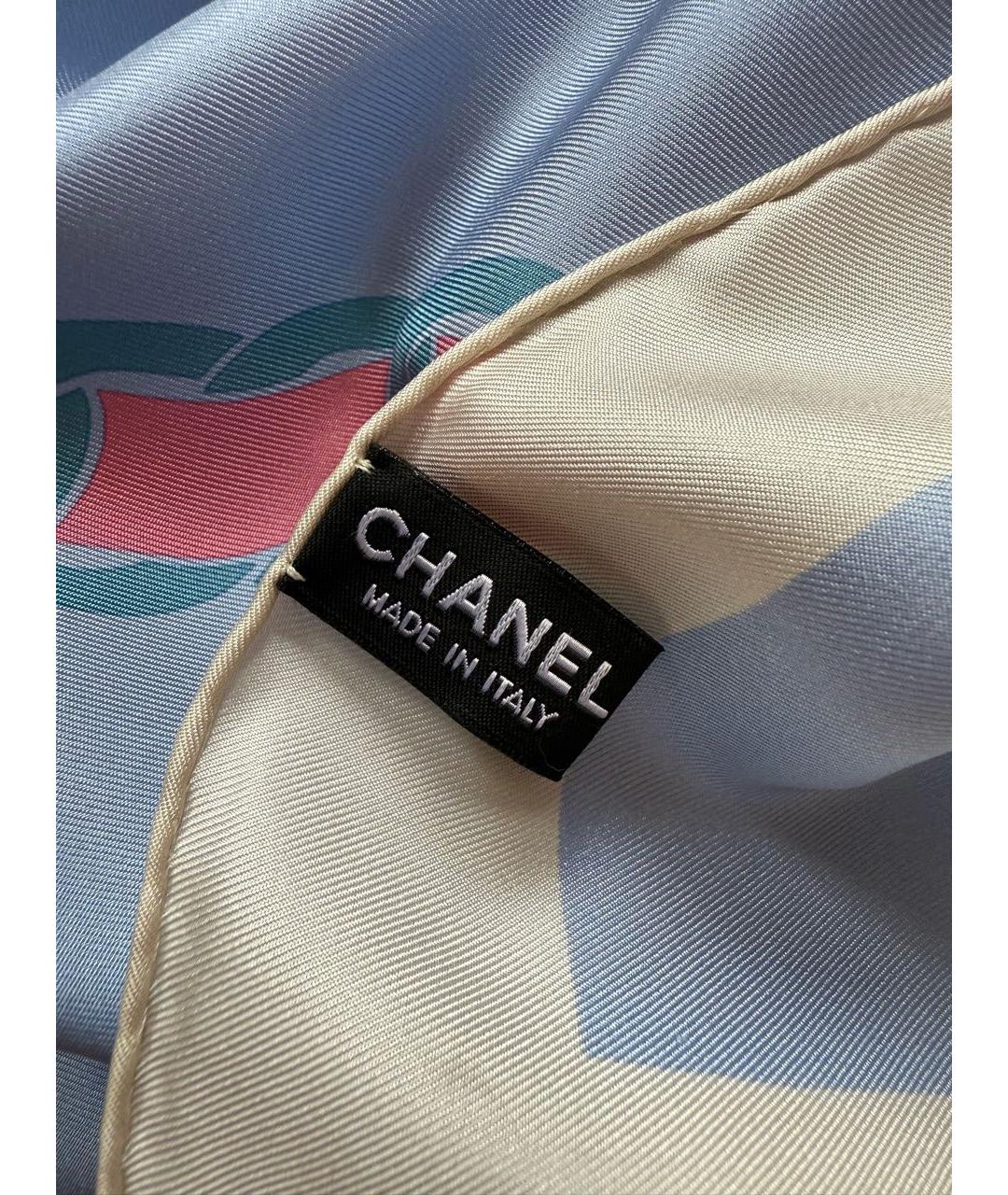 CHANEL Мульти шелковый платок, фото 4