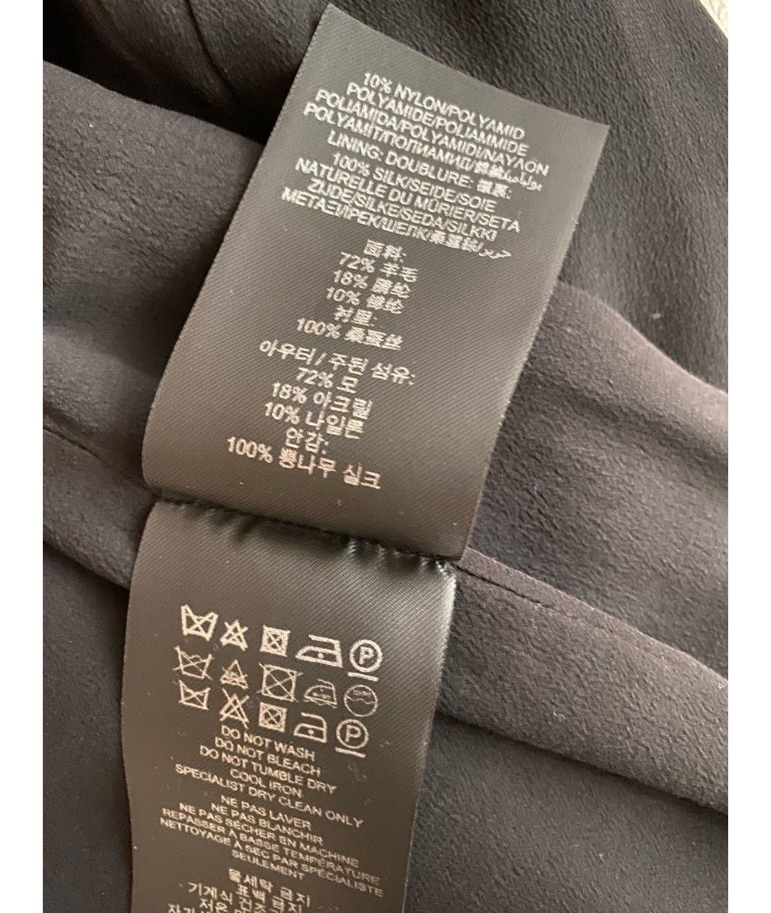 BURBERRY Серая юбка мини, фото 8