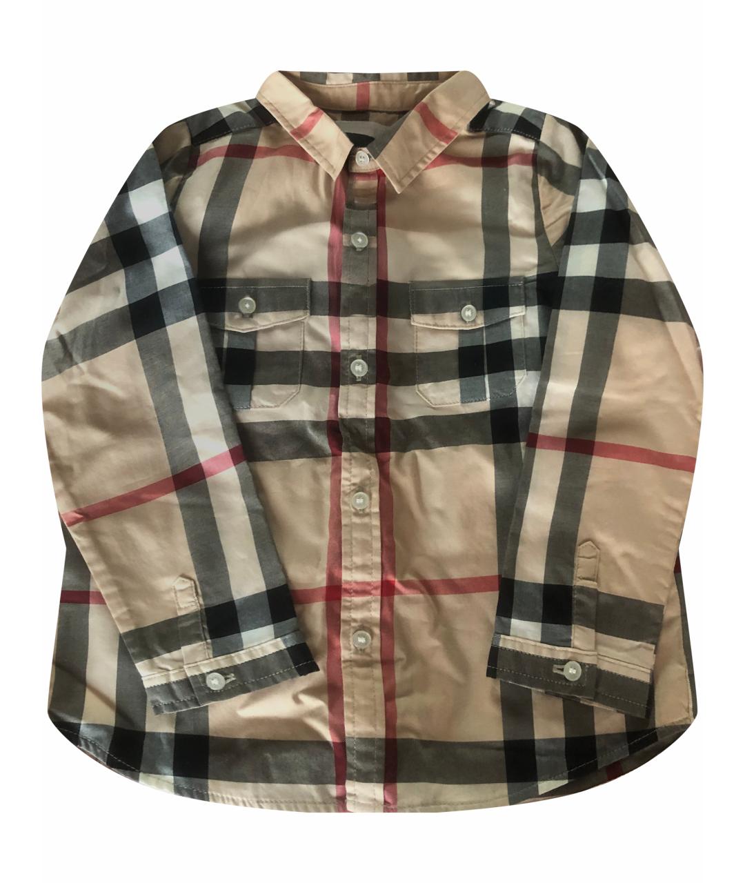 BURBERRY Хлопковая детская рубашка, фото 1