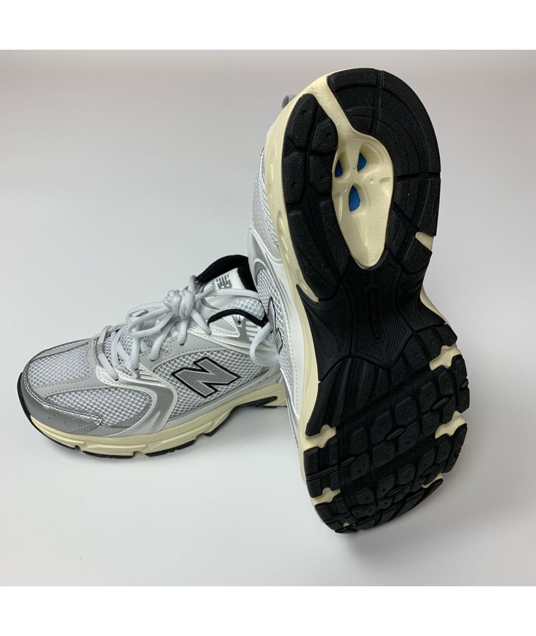 NEW BALANCE Бежевые синтетические низкие кроссовки / кеды, фото 8
