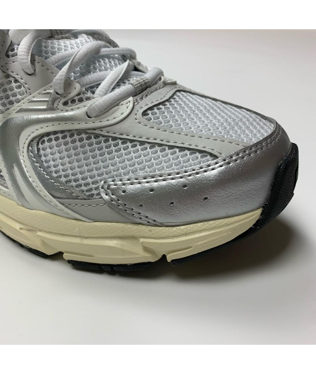 NEW BALANCE Бежевые синтетические низкие кроссовки / кеды, фото 5
