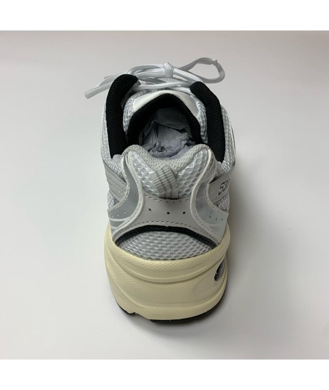 NEW BALANCE Бежевые синтетические низкие кроссовки / кеды, фото 6
