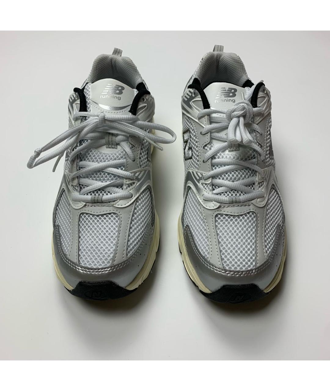 NEW BALANCE Бежевые синтетические низкие кроссовки / кеды, фото 4