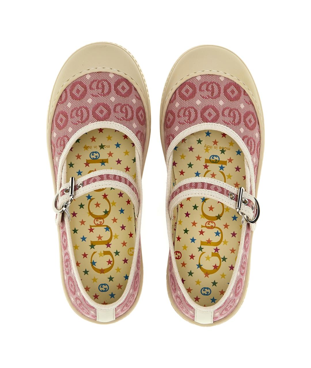 GUCCI Розовые балетки, фото 3