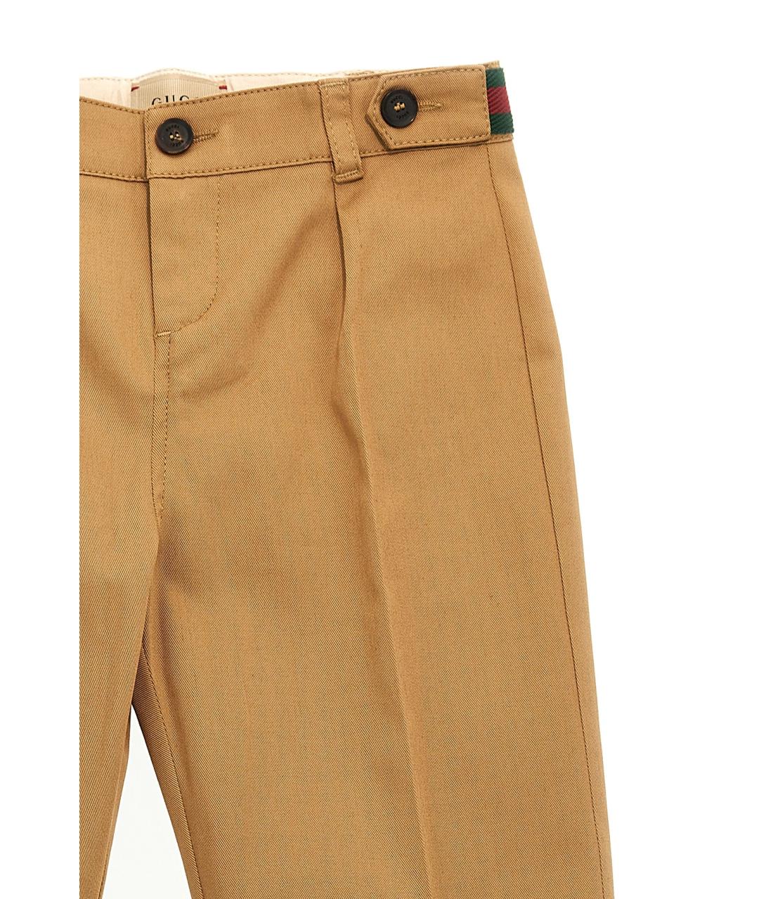 GUCCI Бежевые брюки и шорты, фото 3