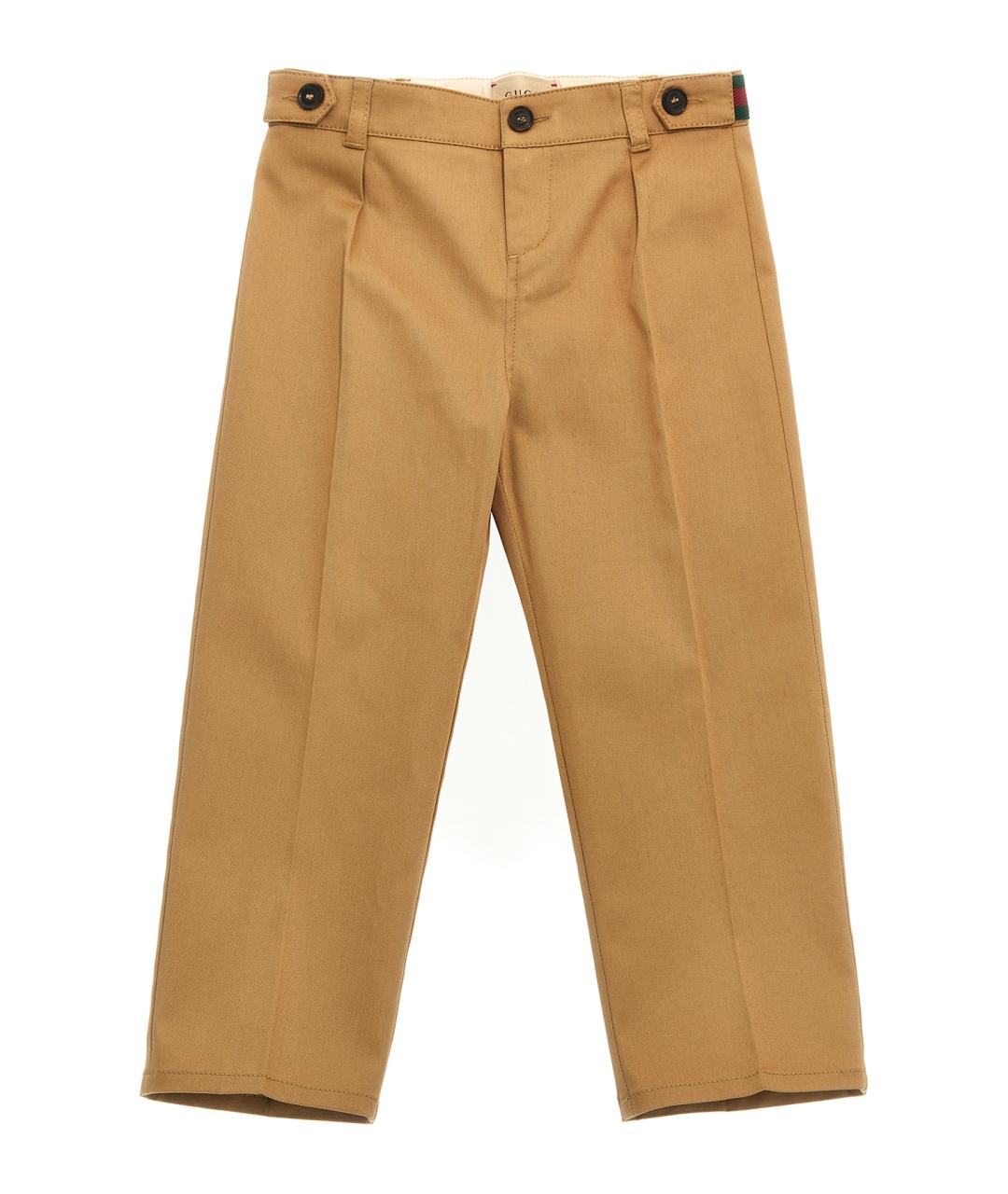 GUCCI Бежевые брюки и шорты, фото 1