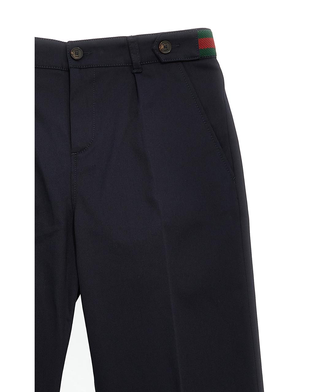 GUCCI Темно-синие брюки и шорты, фото 3