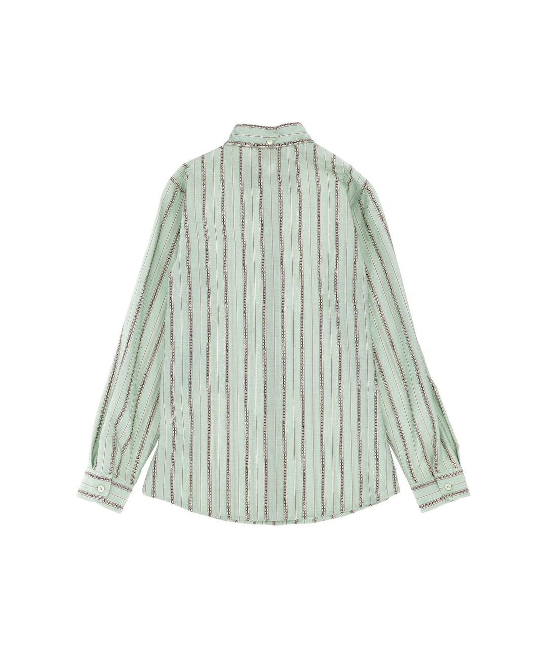 GUCCI Зеленая детская рубашка, фото 2