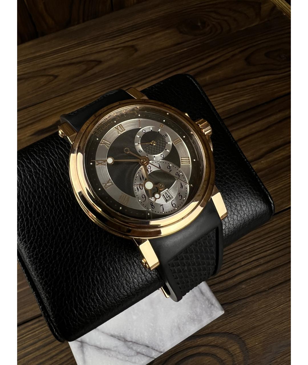 Breguet Черные часы из розового золота, фото 3