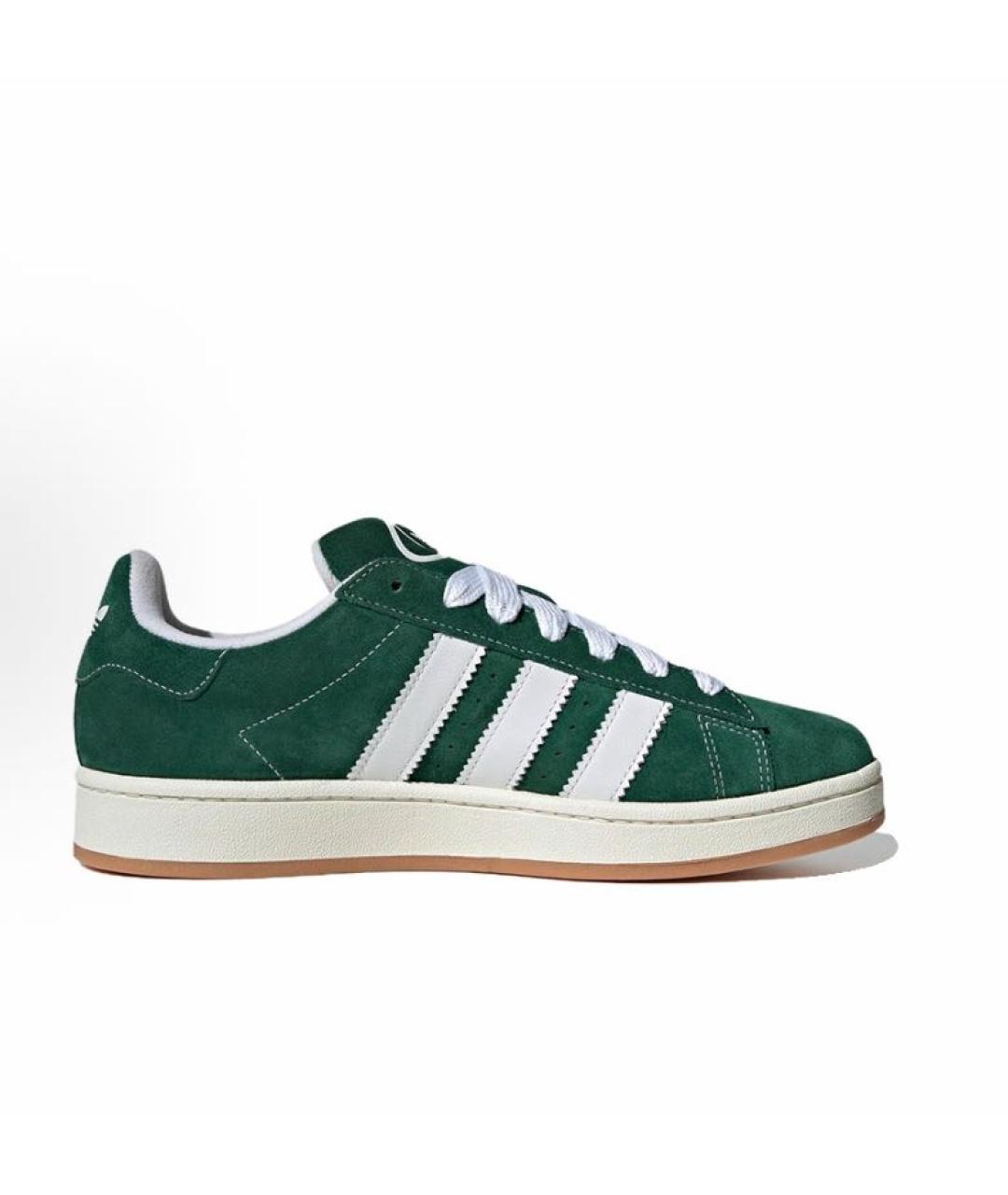 ADIDAS Зеленые замшевые низкие кроссовки / кеды, фото 8
