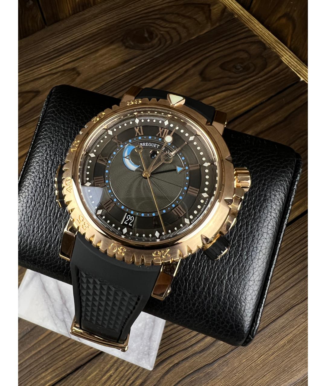 Breguet Черные часы из розового золота, фото 3