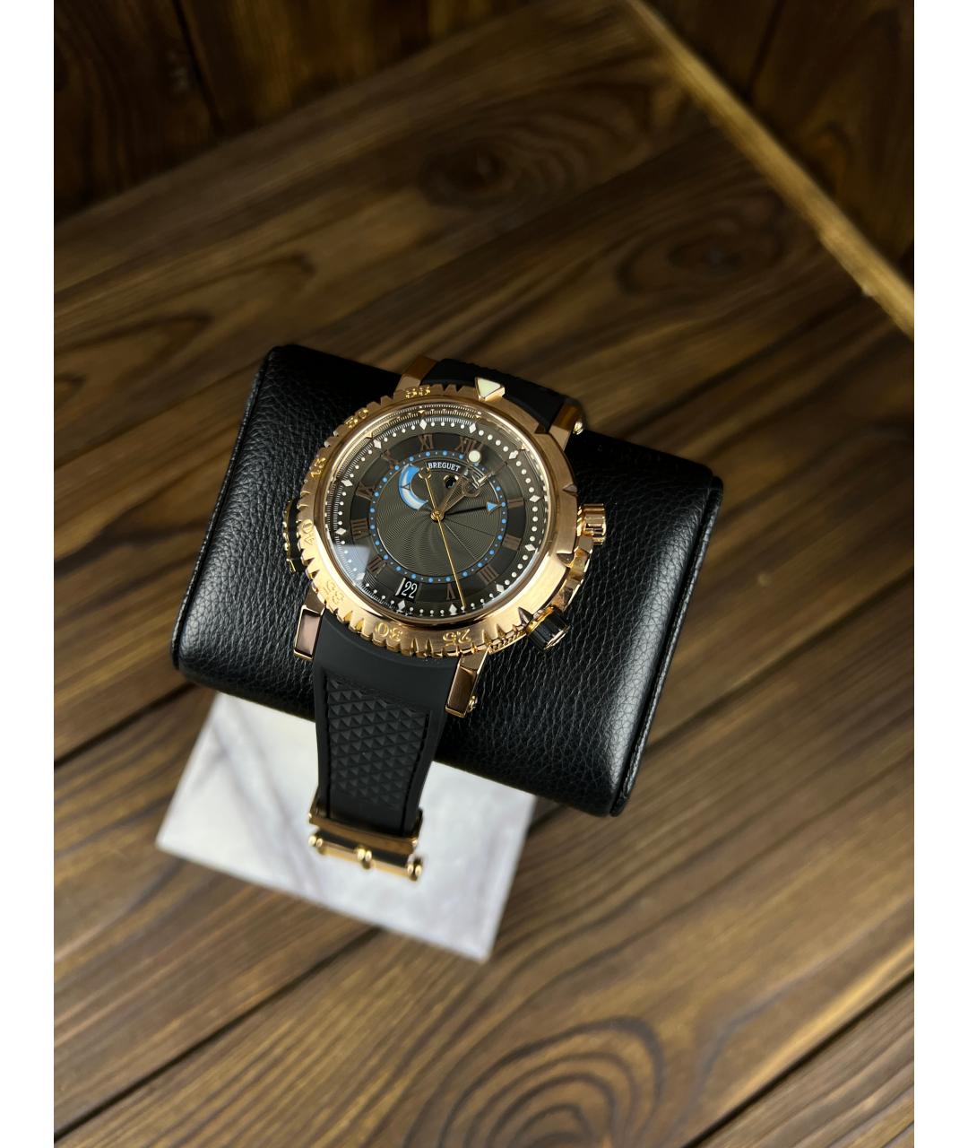 Breguet Черные часы из розового золота, фото 2