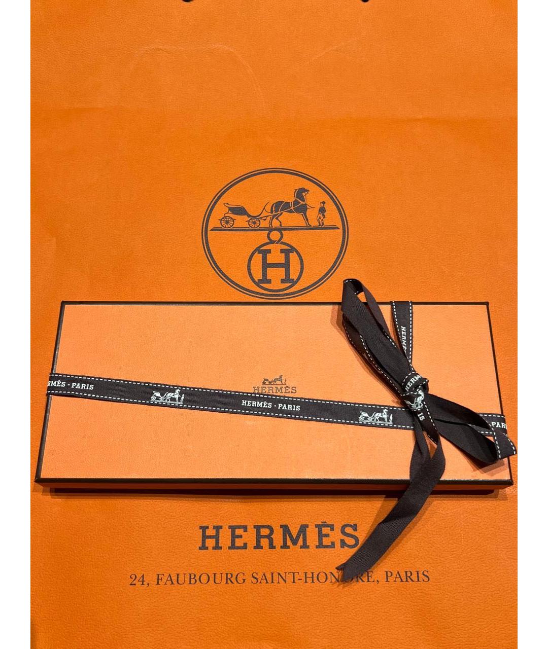 HERMES Черный брелок, фото 4