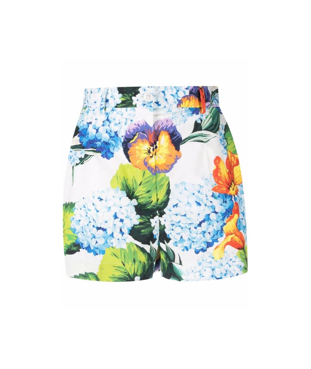 DOLCE&GABBANA Мульти хлопковые шорты, фото 8