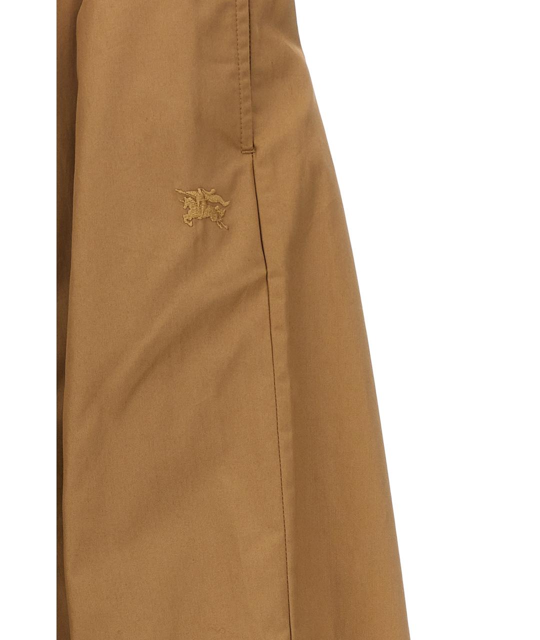 BURBERRY Бежевые брюки и шорты, фото 3