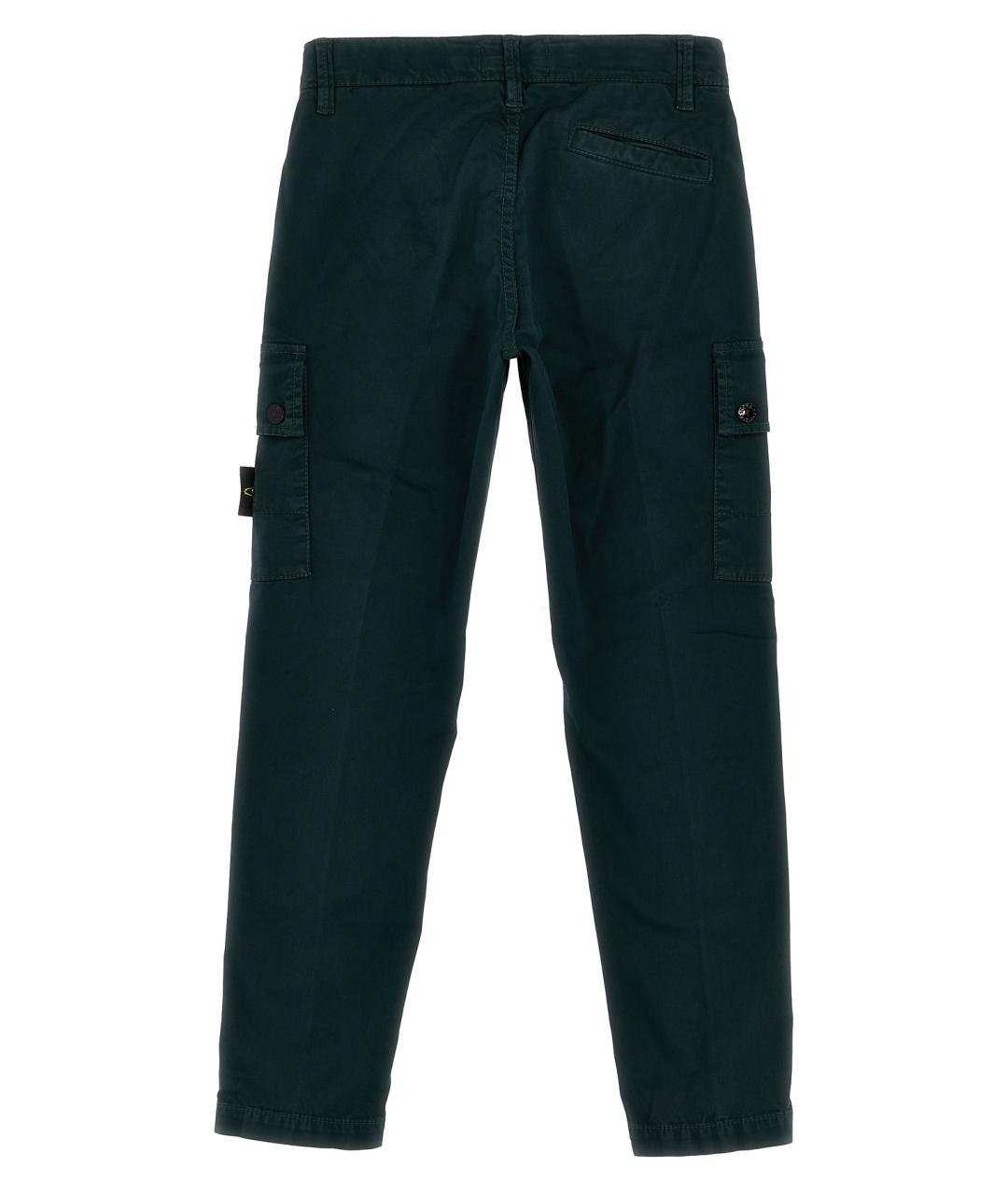 STONE ISLAND Зеленые брюки и шорты, фото 2