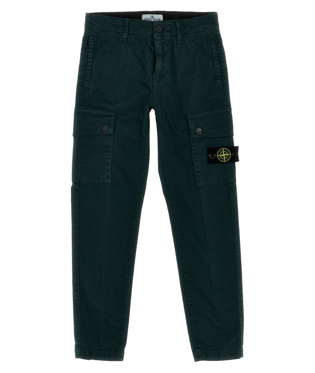 STONE ISLAND Зеленые брюки и шорты, фото 1
