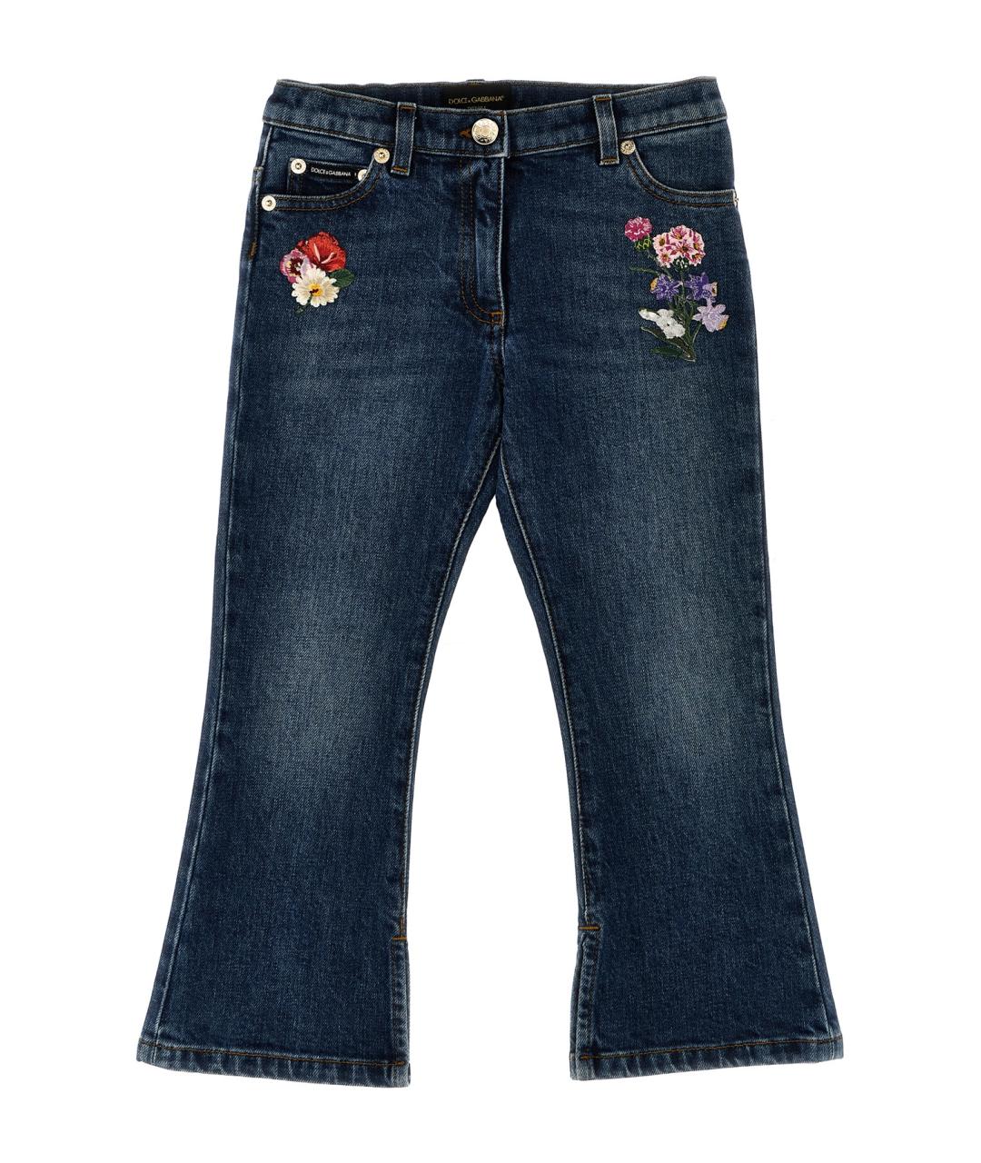 DOLCE&GABBANA Синие детские джинсы, фото 1