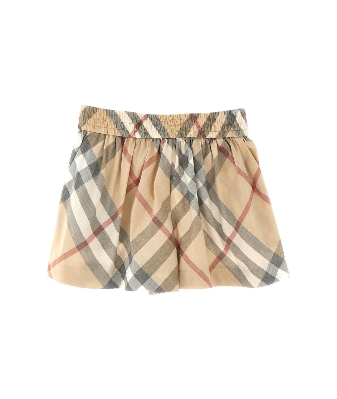 BURBERRY Бежевые брюки и шорты, фото 1