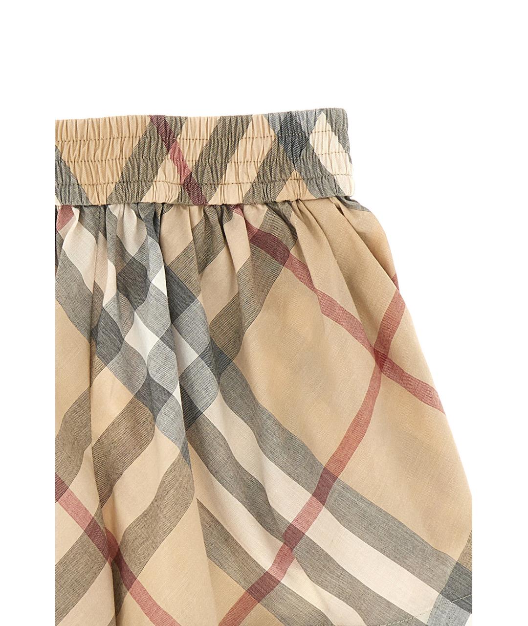 BURBERRY Бежевые брюки и шорты, фото 3