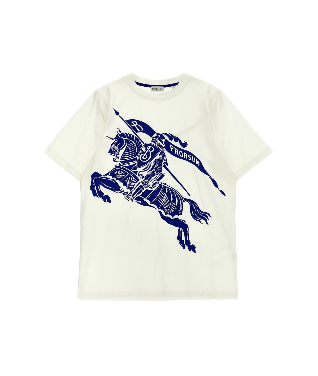 BURBERRY Белая детская футболка, фото 1