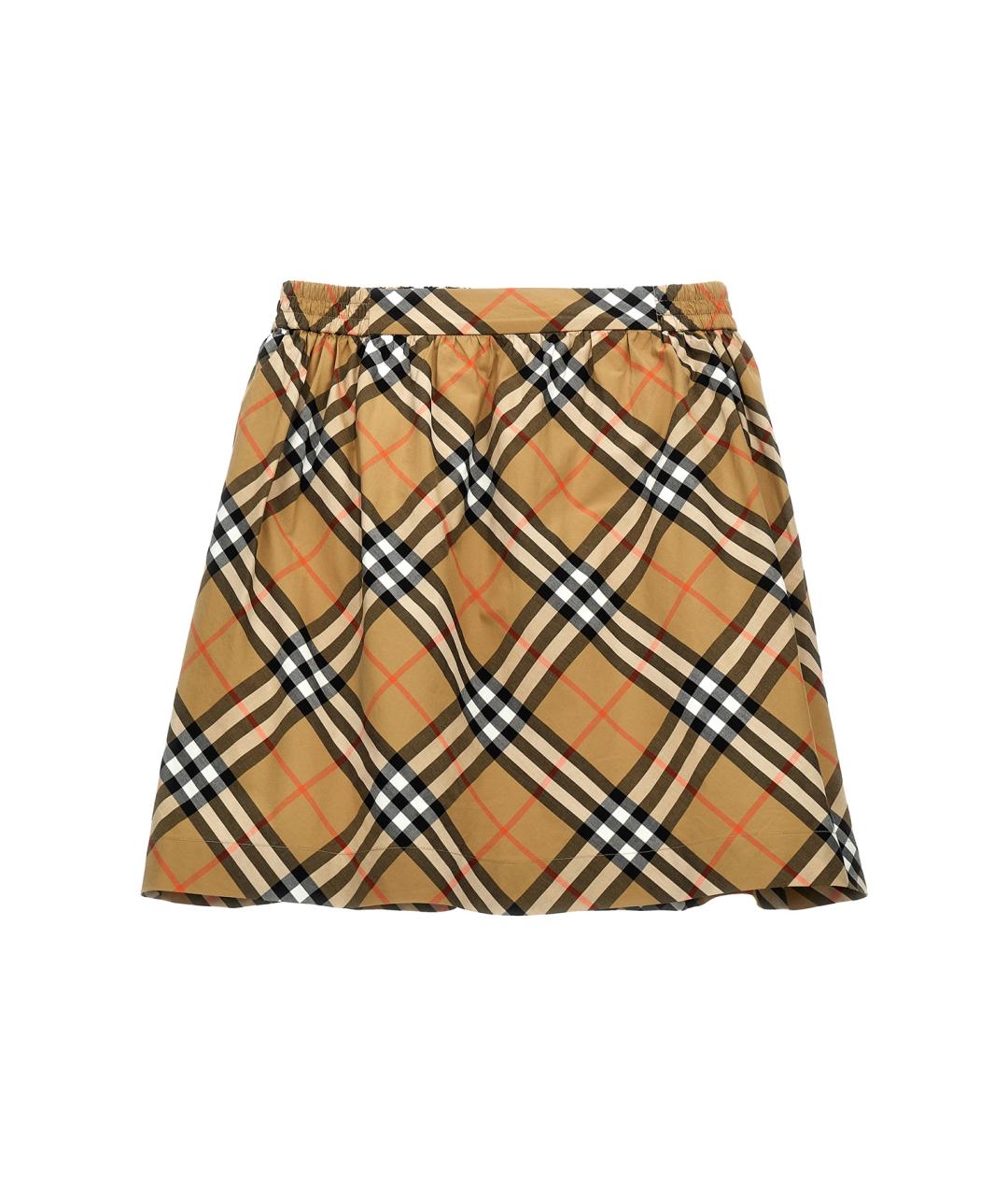 BURBERRY Бежевая юбка, фото 1
