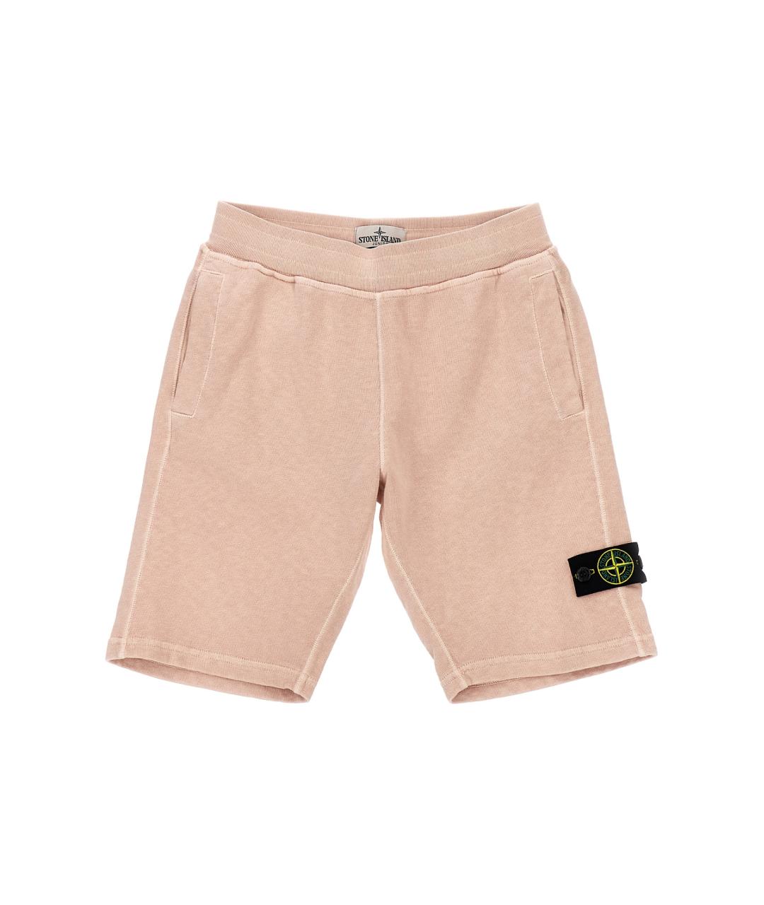 STONE ISLAND Розовые брюки и шорты, фото 1