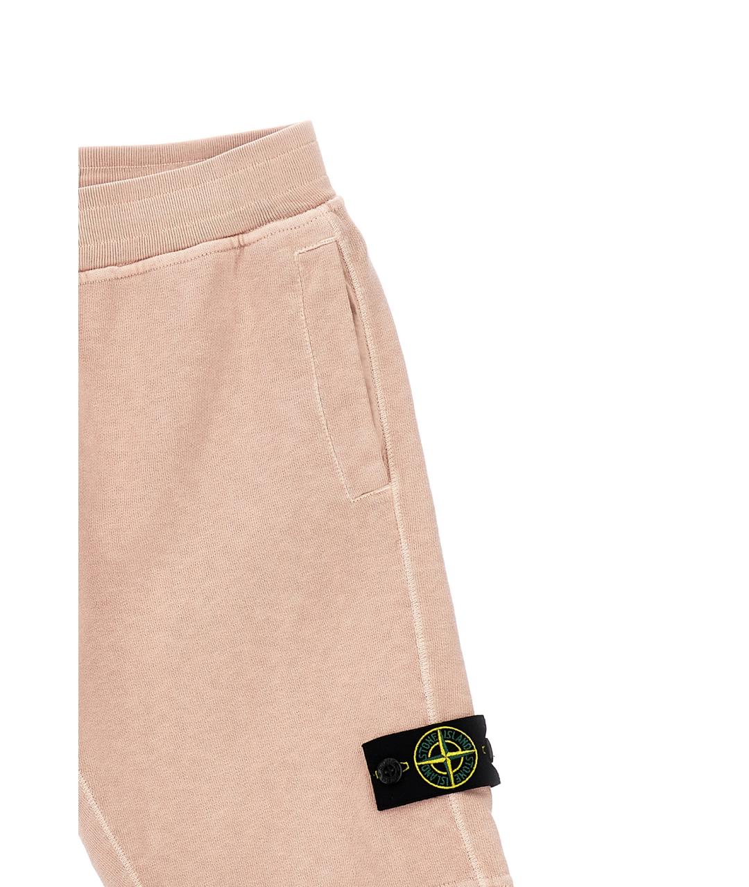 STONE ISLAND Розовые брюки и шорты, фото 3