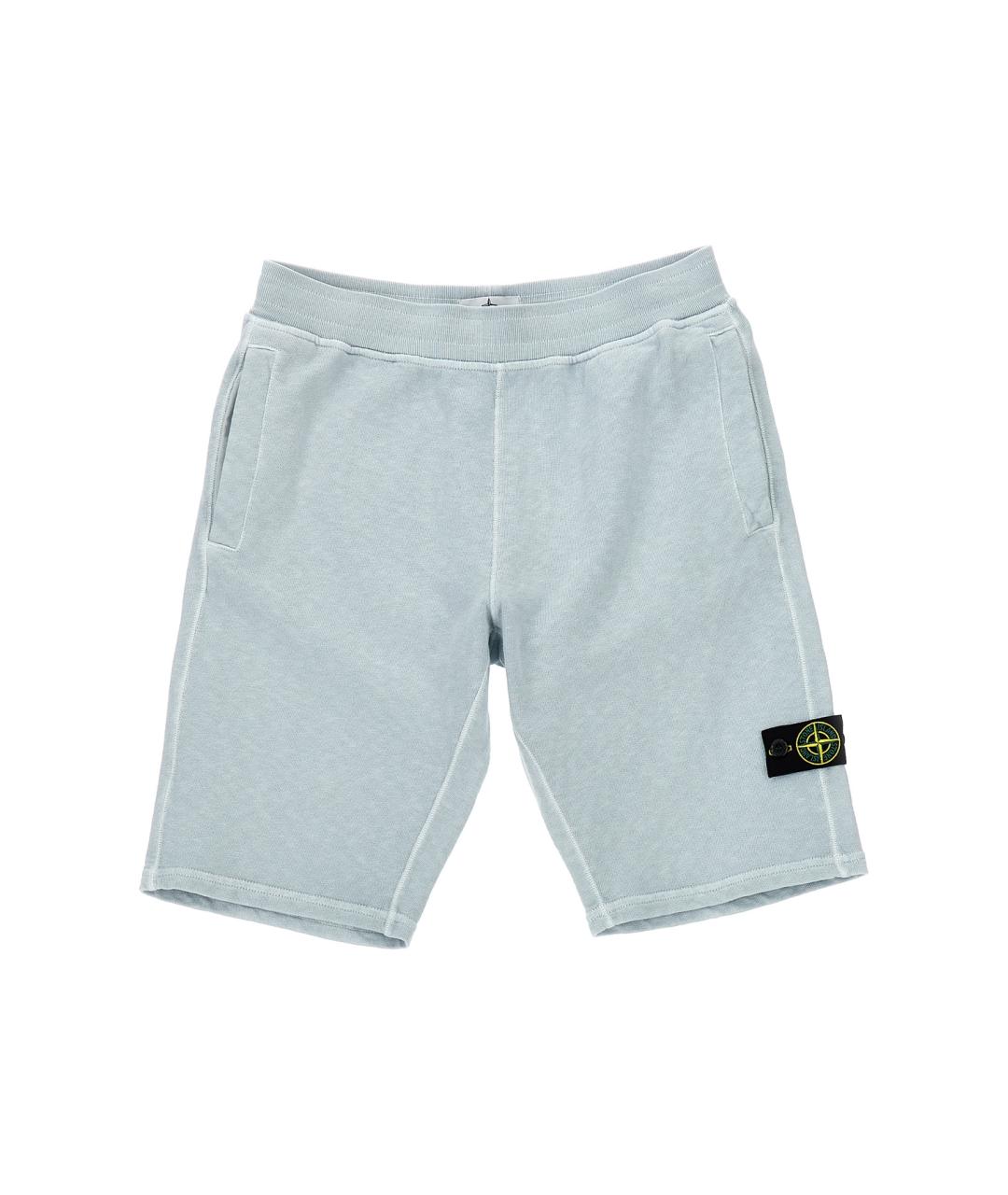 STONE ISLAND Голубые брюки и шорты, фото 1