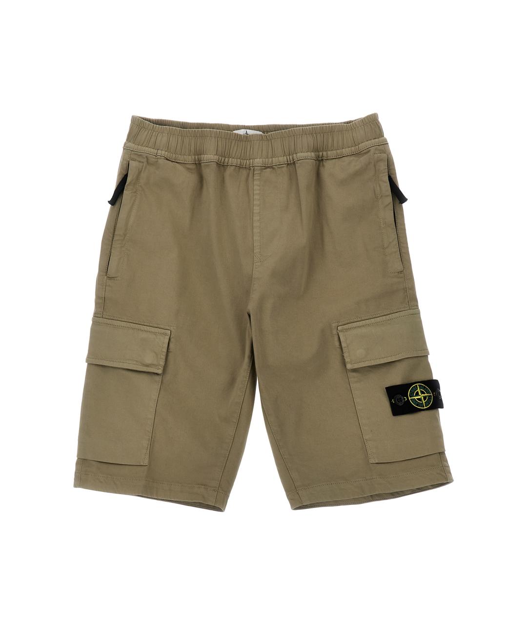 STONE ISLAND Бежевые брюки и шорты, фото 1