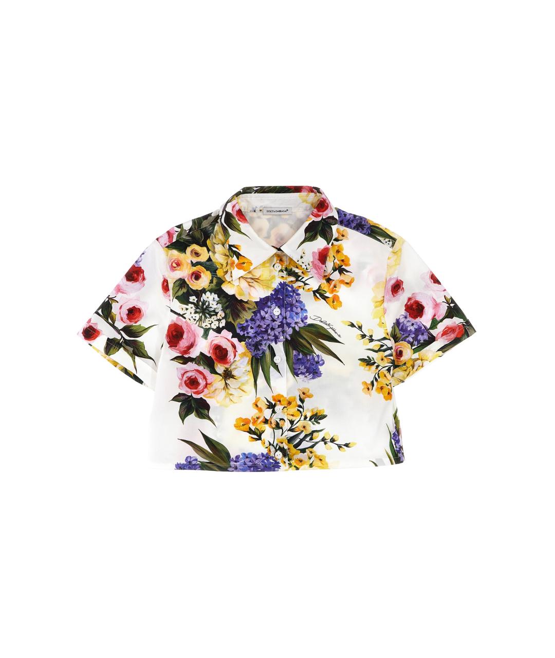 DOLCE&GABBANA Мульти рубашка/блузка, фото 1