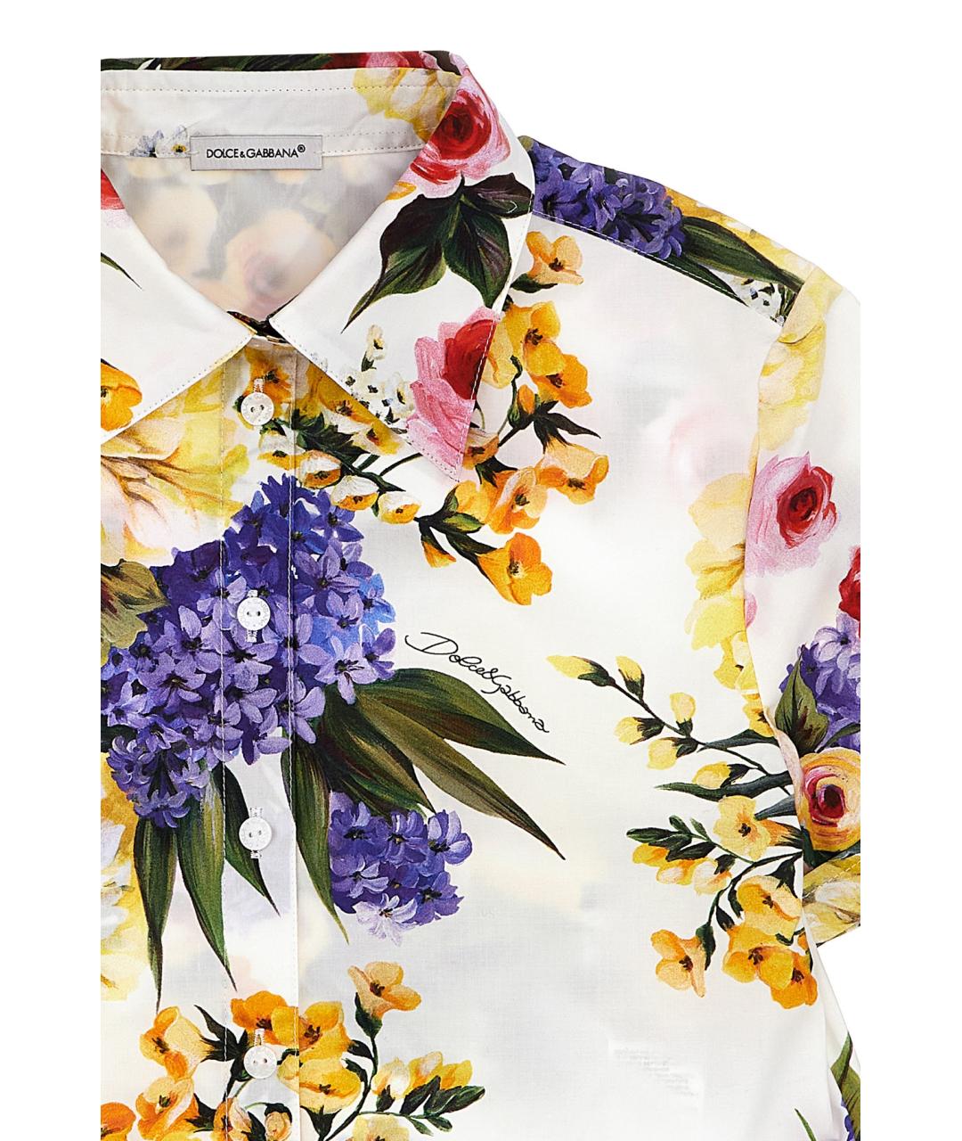 DOLCE&GABBANA Мульти рубашка/блузка, фото 3