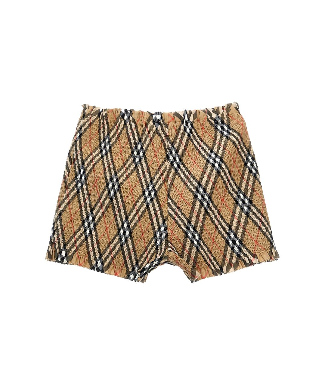 BURBERRY Бежевые брюки и шорты, фото 2