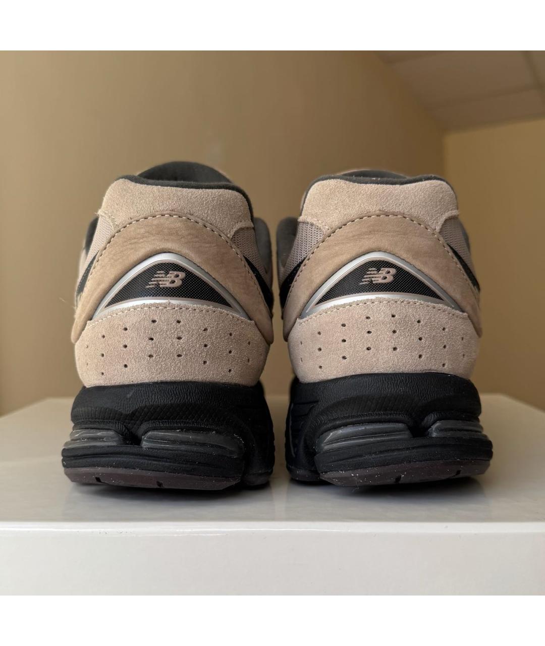 NEW BALANCE Бежевые замшевые низкие кроссовки / кеды, фото 7